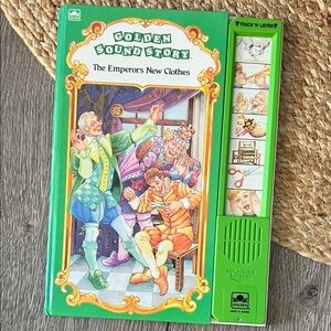 VINTAGE Golden Sound Storybook of the fairy tale The Emperor's New Clothes 90’s